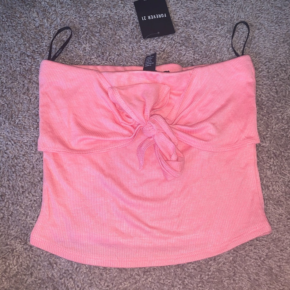 Forever 21 Pink crop top - festival / summer